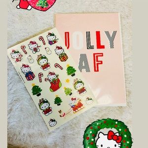 Hello Kitty Stickers & Memo Book with bonus items 🌲